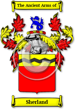 Sherland Family Crest Download (jpg) Legacy Series - 150 DPI