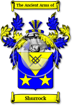 Shurrock Family Crest Download (jpg) Legacy Series - 150 DPI