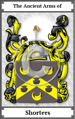 Shorters Family Crest Download (JPG)  Book Plated - 150 DPI