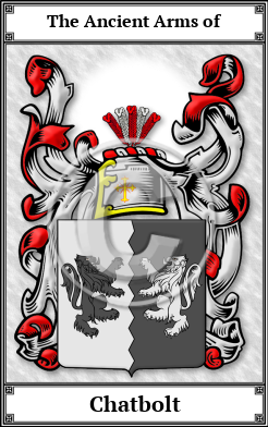 Chatbolt Family Crest Download (JPG) Book Plated - 600 DPI