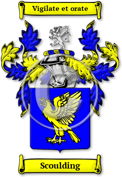 Scoulding Family Crest Download (jpg) Legacy Series - 150 DPI