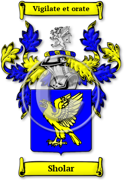 Sholar Family Crest Download (jpg) Legacy Series - 150 DPI