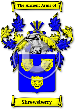 Shrewsberry Family Crest Download (jpg) Legacy Series - 150 DPI