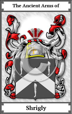 Shrigly Family Crest Download (JPG)  Book Plated - 150 DPI