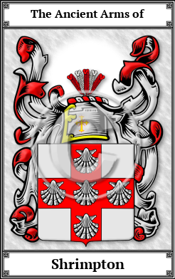 Shrimpton Family Crest Download (JPG)  Book Plated - 150 DPI