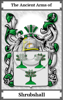 Shrubshall Family Crest Download (JPG) Book Plated - 600 DPI