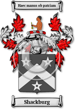 Shackburg Family Crest Download (jpg) Legacy Series - 150 DPI