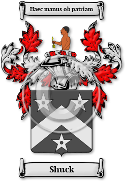 Shuck Family Crest Download (jpg) Legacy Series - 150 DPI