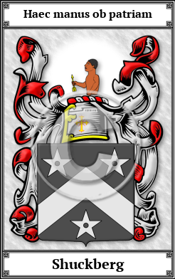 Shuckberg Family Crest Download (JPG)  Book Plated - 150 DPI