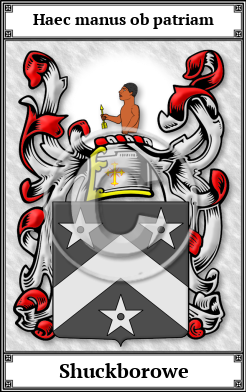 Shuckborowe Family Crest Download (JPG)  Book Plated - 150 DPI
