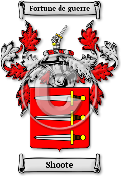 Shoote Family Crest Download (jpg) Legacy Series - 150 DPI
