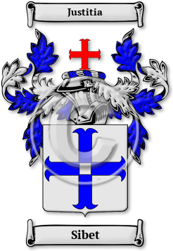 Sibet Family Crest Download (JPG) Legacy Series - 600 DPI