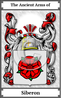 Siberon Family Crest Download (JPG) Book Plated - 600 DPI