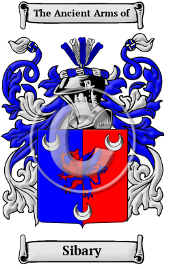 Sibary Family Crest/Coat of Arms