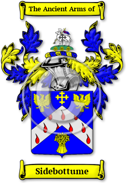 Sidebottume Family Crest Download (jpg) Legacy Series - 150 DPI