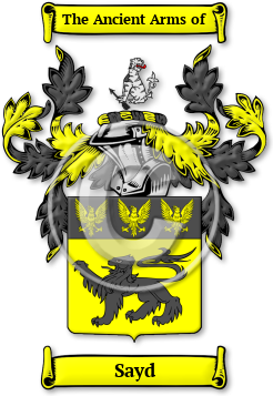 Sayd Family Crest Download (jpg) Legacy Series - 150 DPI