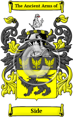 Side Family Crest Download (JPG) Heritage Series - 600 DPI