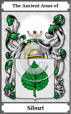 Siburt Family Crest Download (JPG)  Book Plated - 150 DPI