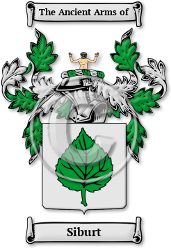 Siburt Family Crest Download (jpg) Legacy Series - 150 DPI