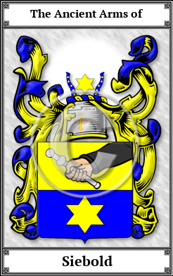 Siebold Family Crest Download (JPG)  Book Plated - 150 DPI