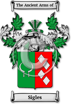 Sigles Family Crest Download (jpg) Legacy Series - 150 DPI