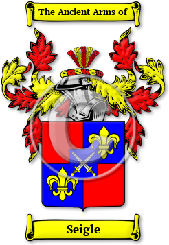 Seigle Family Crest Download (jpg) Legacy Series - 150 DPI