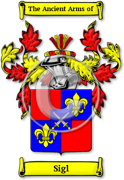 Sigl Family Crest Download (JPG) Legacy Series - 600 DPI