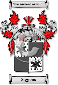 Siggens Family Crest Download (JPG) Legacy Series - 600 DPI