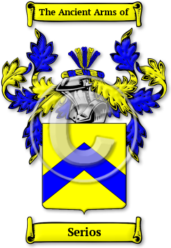 Serios Family Crest Download (JPG) Legacy Series - 600 DPI