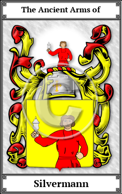 Silvermann Family Crest Download (JPG) Book Plated - 600 DPI