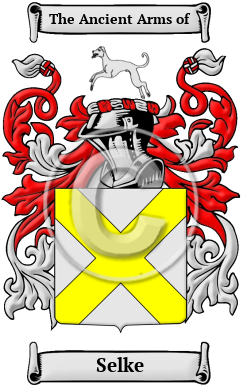 Selke Family Crest Download (JPG) Heritage Series - 600 DPI