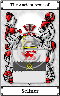 Sellner Family Crest Download (JPG)  Book Plated - 150 DPI