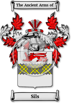 Sils Family Crest Download (jpg) Legacy Series - 150 DPI