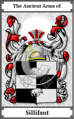 Sillifant Family Crest Download (JPG)  Book Plated - 150 DPI