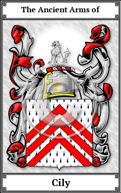 Cily Family Crest Download (JPG) Book Plated - 600 DPI