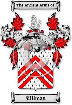 Silliman Family Crest Download (jpg) Legacy Series - 150 DPI