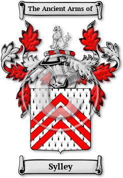 Sylley Family Crest Download (jpg) Legacy Series - 150 DPI