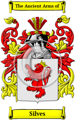 Silves Family Crest Download (JPG) Heritage Series - 600 DPI