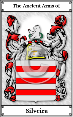 Silveira Family Crest Download (JPG)  Book Plated - 150 DPI