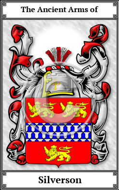 Silverson Family Crest Download (JPG)  Book Plated - 150 DPI