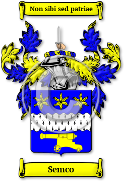 Semco Family Crest Download (JPG) Legacy Series - 600 DPI