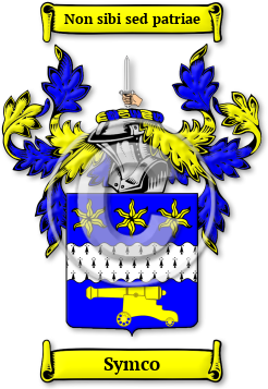 Symco Family Crest Download (jpg) Legacy Series - 150 DPI