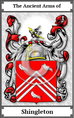Shingleton Family Crest Download (JPG)  Book Plated - 150 DPI