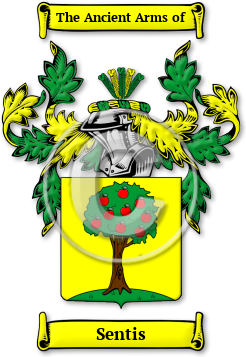 Sentis Family Crest Download (jpg) Legacy Series - 150 DPI