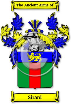 Sirani Family Crest Download (JPG) Legacy Series - 600 DPI