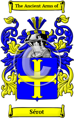 Sérot Family Crest Download (JPG) Heritage Series - 300 DPI