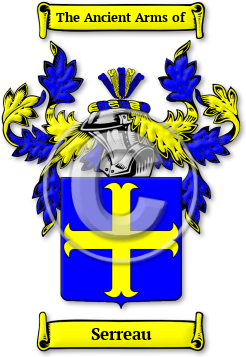 Serreau Family Crest Download (JPG) Legacy Series - 600 DPI