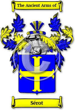 Sérot Family Crest Download (JPG) Legacy Series - 600 DPI
