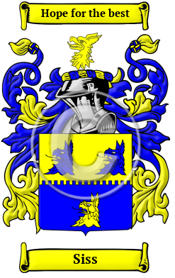 Siss Family Crest Download (JPG) Heritage Series - 600 DPI