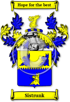 Sistrunk Family Crest Download (jpg) Legacy Series - 150 DPI